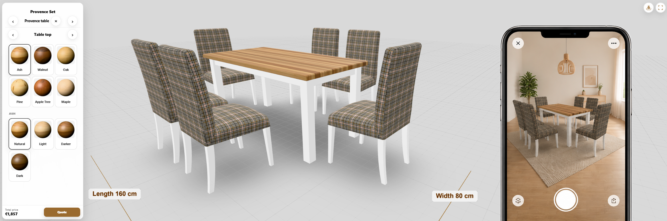 Online 3D konfigurátor produktu